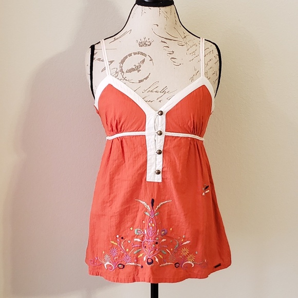 Roxy Tops - Roxy Embroidered Tanktop